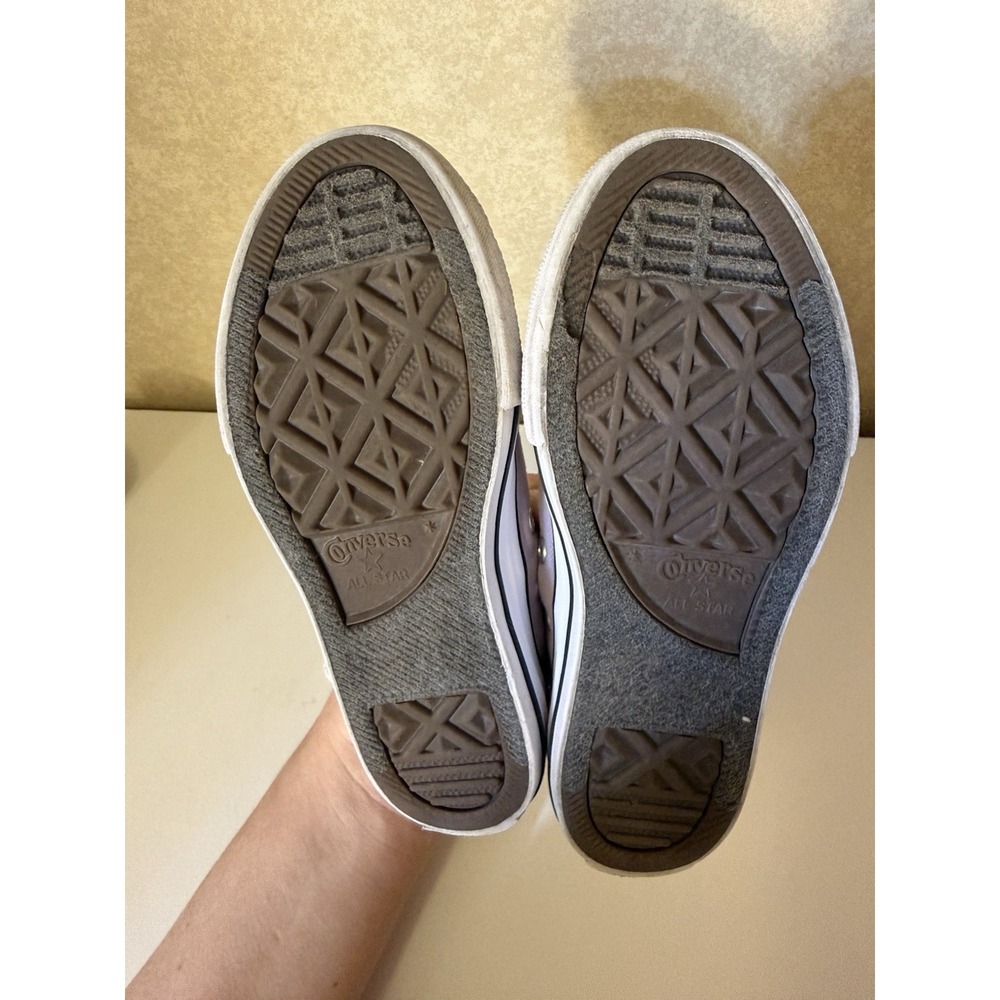 Converse Chuck Taylor All Star Low Top Youth Size 13 Lilac Canvas Sneakers - Picture 6 of 12